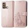Mobigear Clover POCO X3 GT Cover a libro portafoglio - Oro rosa