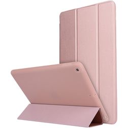 Mobigear Tri-Fold Gel iPad 8 (2020) TPU / Poliuretano (PU) Cover a libro - Oro rosa