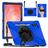 Mobigear SureGrip XGuard Samsung Galaxy Tab S11 Ultra Case Plastic / Silicone Back cover + Stylus Holder + Shoulder Strap + Stand - Blue