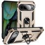 Mobigear Armor Ring Google Pixel 9 Plástico rígido Capa traseira Antichoque com anel - Dourado