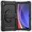 Mobigear SureGrip Xtreme Samsung Galaxy Tab A9 Plus (2023) Cover Hård plast / Silikone Bagsidecover + Skulderrem + Stander - Sort