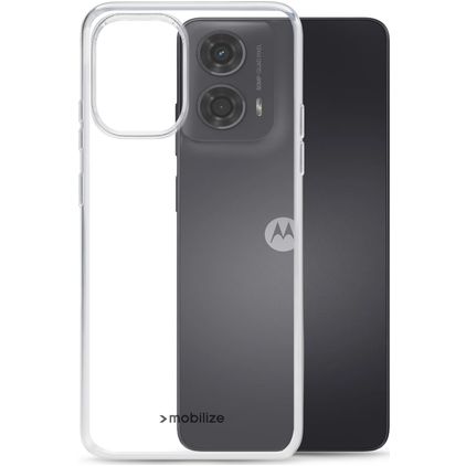 Mobilize Gelly Transparente Motorola Moto G24 TPU flexible Carcasa - Transparente