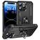 Mobigear Armor Ring iPhone 16 Pro Hardcase Back cover Antiurto con anello - Nero