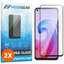 Mobigear Premium OPPO A96 Vidro temperado Película de ecrã - Compatível com capas - Preto (Pack de 3)
