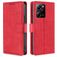 Mobigear Croco POCO X5 Pro Cover a libro portafoglio - Rosso