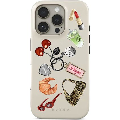 Burga Tough iPhone 16 Pro MagSafe Plástico rígido Capa traseira Antichoque - It Girl