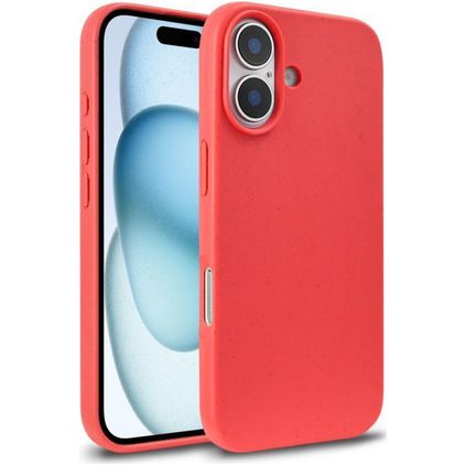 Mobigear Bio iPhone 18 Miljövänligt material Skal - Röd