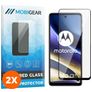 Mobigear Premium Motorola Moto G31 Cristal templado Protector de pantalla - Compatible con fundas - Negro (pack de 2)