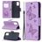 Mobigear Butterfly Samsung Galaxy A02s Wallet case - Purple
