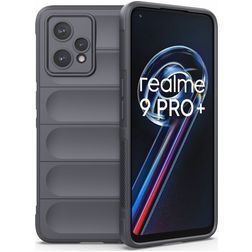 Mobigear Bumpy Realme 9 Pro Plus Flexibel TPU Skal - Koksgrå