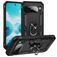 Mobigear Armor Ring Google Pixel 10 Pro XL Plástico rígido Capa traseira Antichoque com anel - Preto