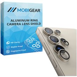 Mobigear Single Samsung Galaxy S25 Ultra Tempered Glass Camera Lens Protector - Case Friendly - Grey