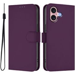 Mobigear Urban Wallet iPhone 16 Funda tipo libro Cartera - Morado