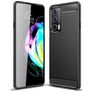 Mobigear Brushed Slim Motorola Edge 20 TPU flexível Capa traseira - Preto