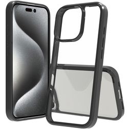 Mobigear Crystal iPhone 16 Pro Hardcase Etui plecki - Czarny