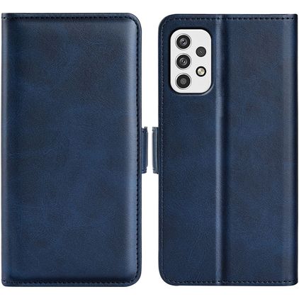Mobigear Slim Magnet Samsung Galaxy A23 Capa livro Carteira - Azul escuro