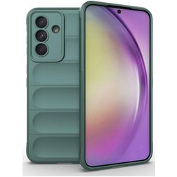 Mobigear Bumpy Samsung Galaxy A56 Flexible TPU Back cover - Dark Green