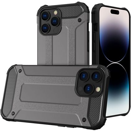 Mobigear Outdoor iPhone 14 Pro Max Hard Case Back cover Shockproof - Grey