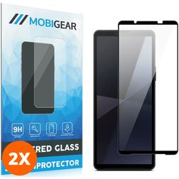 Mobigear Premium Sony Xperia 10 VI Vidro temperado Película de ecrã - Compatível com capas (Pack de 2)