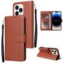 Mobigear Wallet iPhone 14 Pro Funda tipo libro Cartera - Marrón