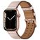 Mobigear Milano Leather Apple Watch Strap Buckle closure - 42/41/40/38 mm - Rose Gold