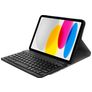 Mobiparts Bluetooth Keyboard iPad 10 (2022) Plånboksfodral med tangentbord (QWERTY) - Svart