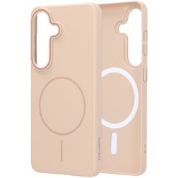 Mobiparts Slim Line Samsung Galaxy S26 MagSafe Hardcase Etui plecki - Dune Sand