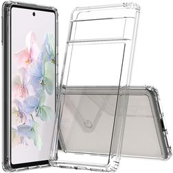 Mobigear Crystal Läpinäkyvä Google Pixel 7 Kova Suojakuori - Läpinäkyvä