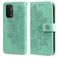 Mobigear Flowers OPPO A74 5G Etui z klapką typu portfel - Turkusowy