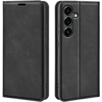 Mobigear Retro Slim Samsung Galaxy S25 FE Etui z klapką typu portfel - Czarny
