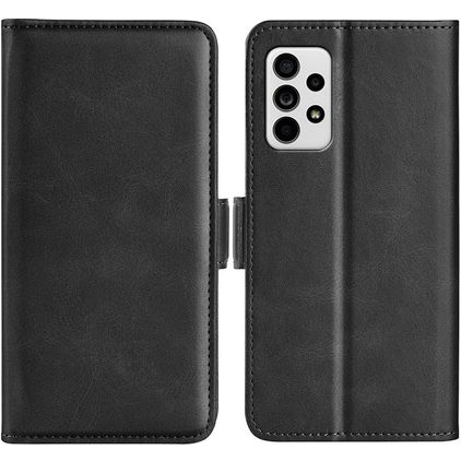 Mobigear Slim Magnet Samsung Galaxy A33 Pungetui med Seddelrum - Sort