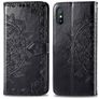 Mobigear Mandala Xiaomi Redmi 9A Cover a libro portafoglio - Nero
