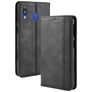 Mobigear Sensation Samsung Galaxy M20 Cover a libro portafoglio - Nero