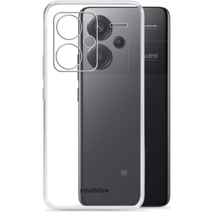 Mobilize Gelly Transparente Xiaomi Redmi Note 13 Pro Plus TPU flexível Capa traseira - Transparente