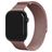 Mobilize RVS Milanesisk loop Apple Watch Armband Magnetlås - 42/41/40/38 mm - Rosa