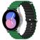 Mobigear Ocean Correa Silicona Cierre de hebilla para Smartwatch - 22 mm - Negro / Verde