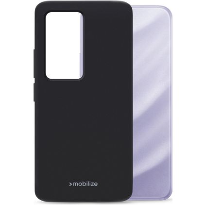 Mobilize Rubber Gelly Xiaomi Redmi 15 Fleksibel TPU Bagsidecover - Sort