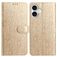 Mobigear Flowers iPhone 17 Plånboksfodral med sedelfack - Guld