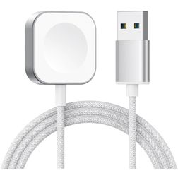Mobigear USB-A Magnetic Ładowarka sieciowa Apple Watch 1 m 3W 0,6A - Srebrny