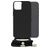 Mobilize Lanyard Gelly iPhone 15 Plus Joustava TPU Suojakuori kaulanauhalla - Musta