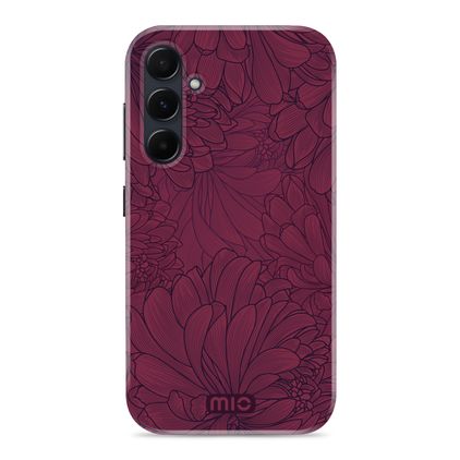 MIO Samsung Galaxy A55 MagSafe Kova Suojakuori - Berry Blooms