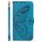 Mobigear Butterfly Samsung Galaxy S25 Plus Funda tipo libro Cartera - Azul