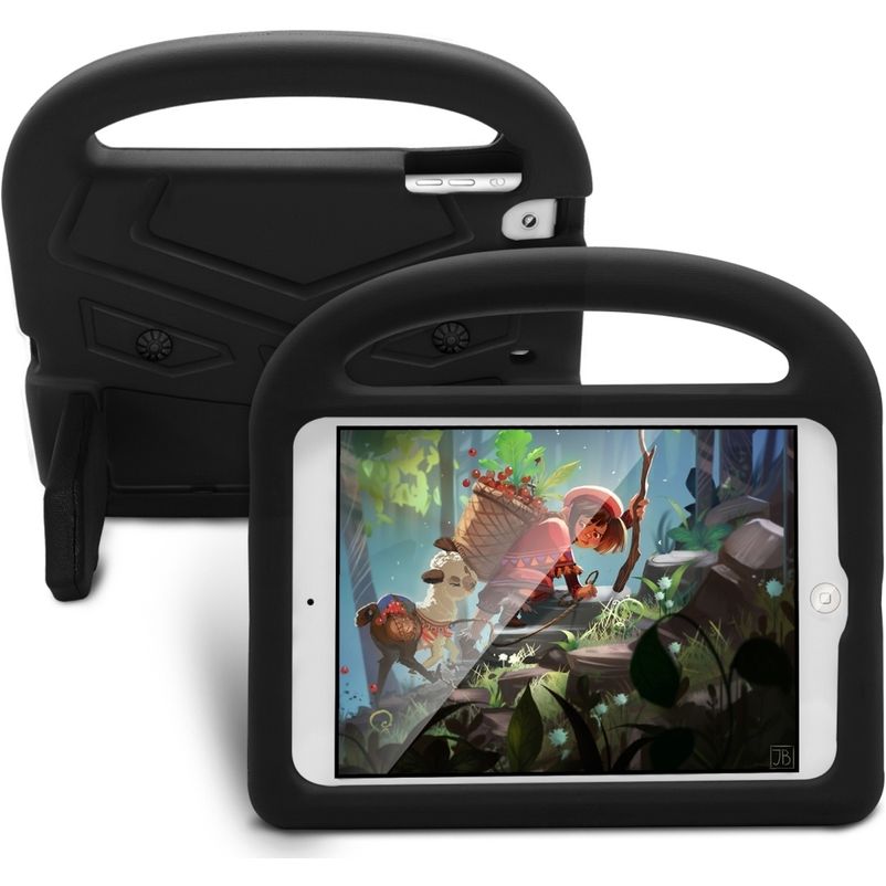 Mobigear Buddy iPad Mini 5 (2019) Tabletcover til børn med håndtag - Sort