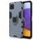 Mobigear Armor Ring Samsung Galaxy A22 5G Hårdt Bagsidecover Stødsikkert med ringholder - Blå