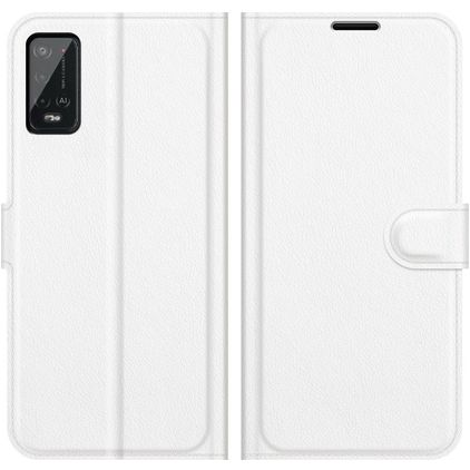 Mobigear Classic Wiko Power U20 Plånboksfodral med sedelfack - Vit