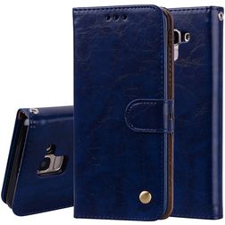 Mobigear Wallet Samsung Galaxy J6 (2018) Lompakkokotelo + Setelitasku - Sininen