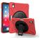 Mobigear SureGrip XGuard iPad Air 11 polegadas (2026) Capa Plástico rígido / Silicone Capa traseira + Suporte para caneta stylus + Alça de ombro + Suporte - Vermelho