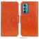 Mobigear Classy Motorola Edge 30 Funda tipo libro Cartera - Naranja