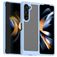Mobigear Crystal Samsung Galaxy Z Fold 5 Hard Case Back cover - Clear / Blue