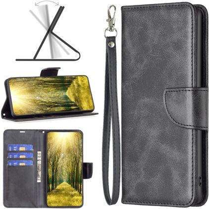 Mobigear Excellent Motorola Moto G71 5G Wallet case - Black